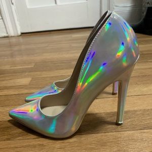 Nordstrom Cape Robbin Iridescent Heels